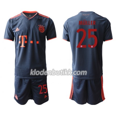 FC Bayern München MULLER 25 Barn Tredjedraktsett 2019-2020 Kortermet (+ Korte bukser)